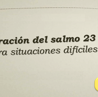 como decir la oración para situaciones desesperadas